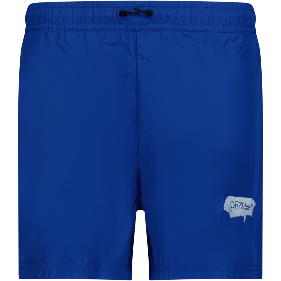 Off-White Boys Swimwear Cobalt Blue