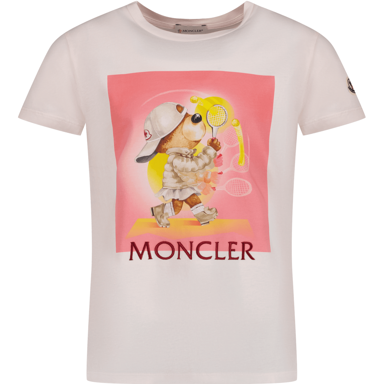 Moncler Kinder Meisjes T-Shirt Licht Roze 4Y