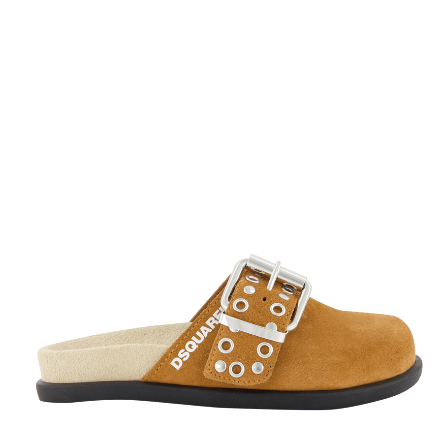 Dsquared2 Kinder Unisex Slippers Camel 24