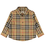 Burberry Baby Jongens Blouse Beige