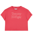Tommy Hilfiger Baby Meisjes T-Shirt Fuchsia 74