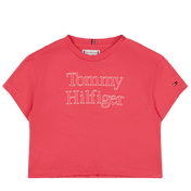 Tommy Hilfiger Baby Meisjes T-Shirt Fuchsia