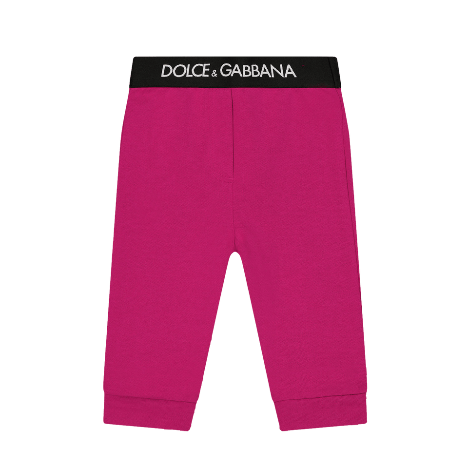 Dolce & Gabbana Baby Meisjes Broek Fuchsia