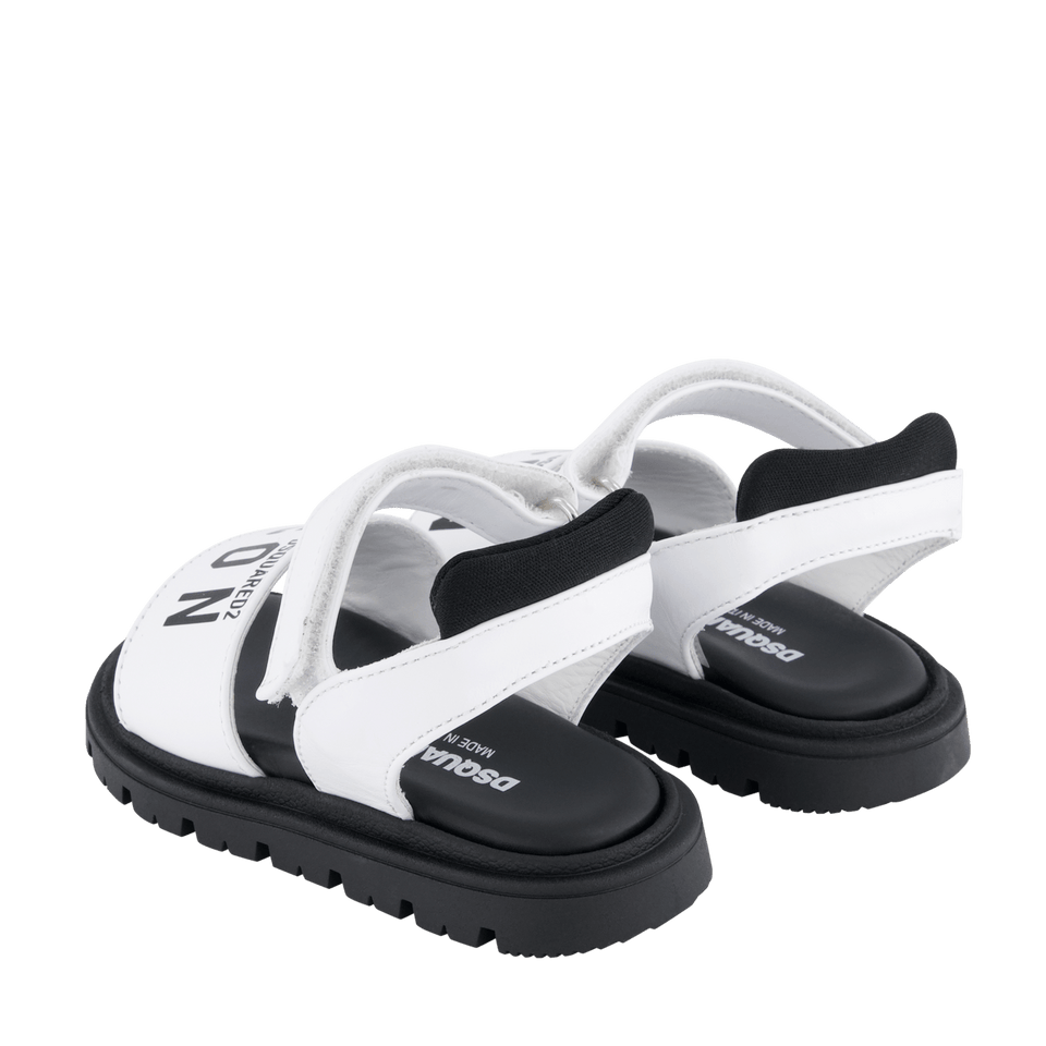 Dsquared2 Kinder Unisex Sandalen Wit