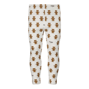 Fendi Baby Unisex Broek Wit 1mnd