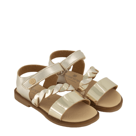 Andanines Kinder Meisjes Sandalen Goud