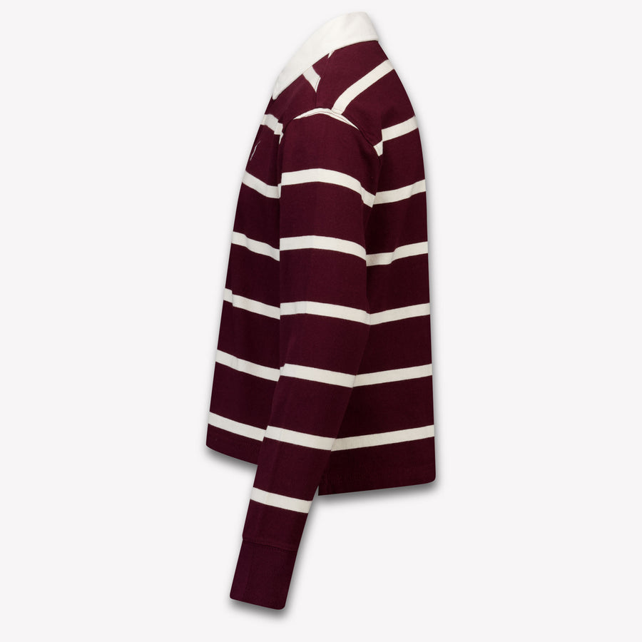 Ralph Lauren Kinder Meisjes Polo In Bordeaux