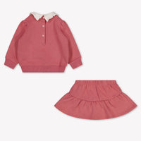 Ralph Lauren Baby Meisjes Setje In Oud Roze
