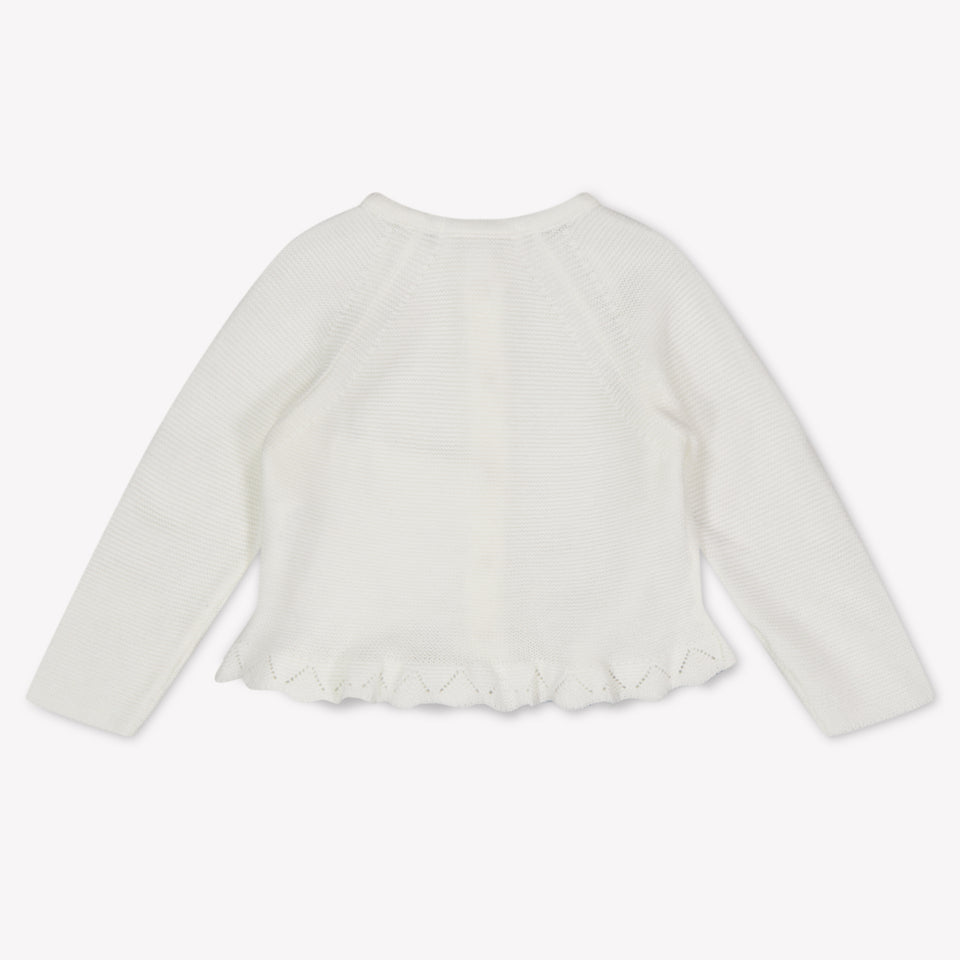 Tartine Et Chocolat Baby Meisjes Vest In Off White