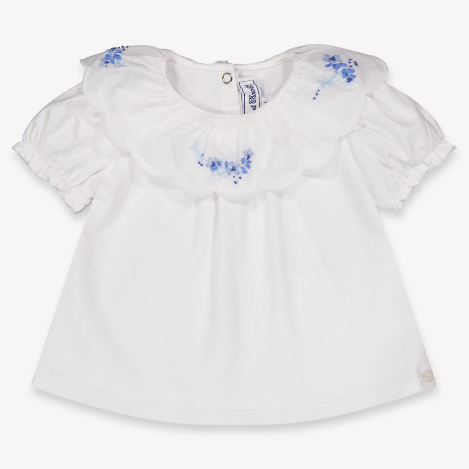 Tartine et Chocolat Baby Meisjes T-Shirt In Licht Blauw