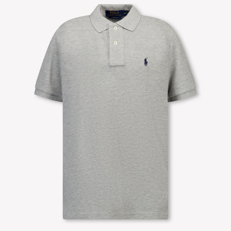 Ralph Lauren Kinder Jongens Polo In Licht Grijs