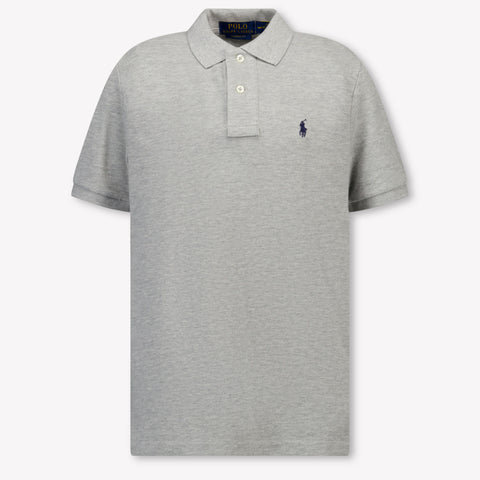 Ralph Lauren Kinder Jongens Polo In Licht Grijs