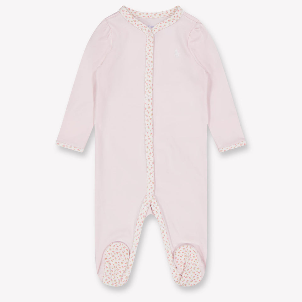 Ralph Lauren Baby Meisjes Boxpakje In Licht Roze