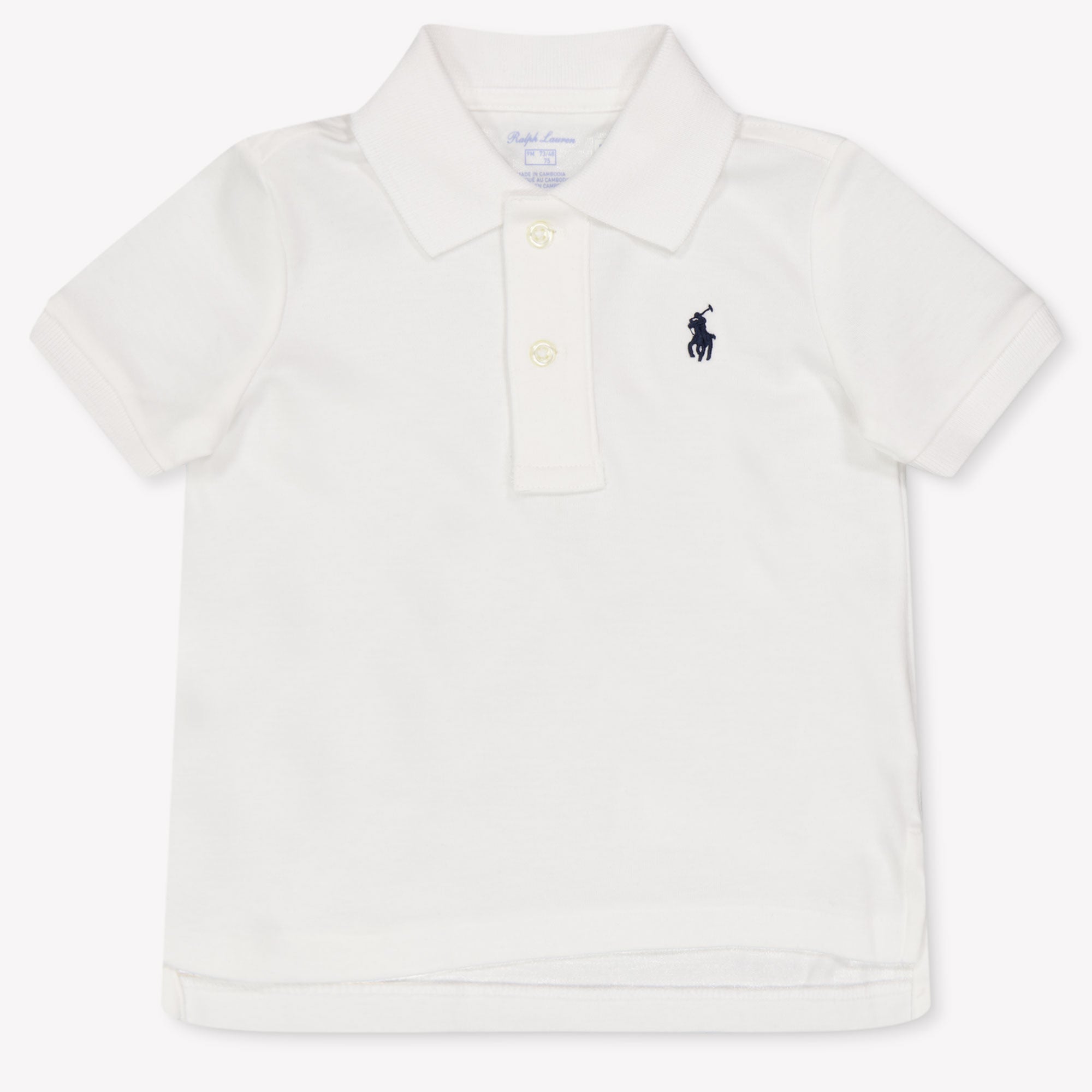 Ralph Lauren Baby Jongens Polo In Wit