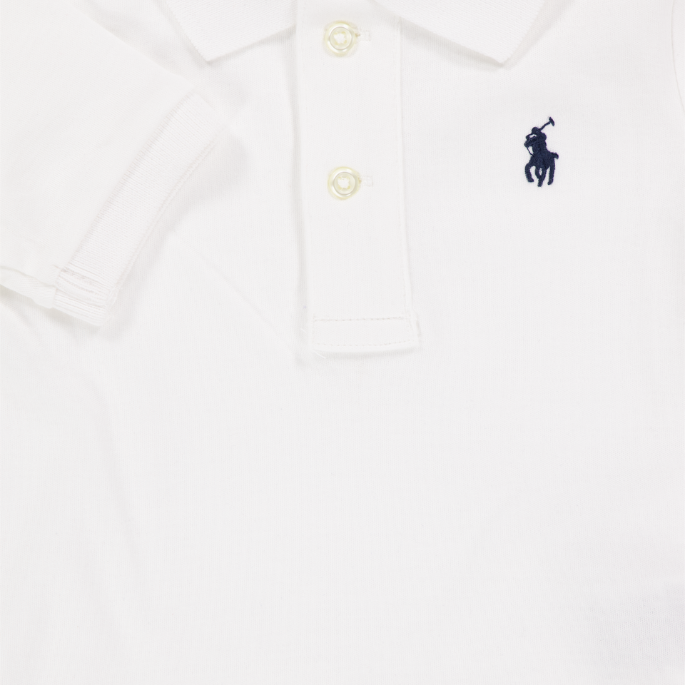 Ralph Lauren Baby Jongens Polo In Wit
