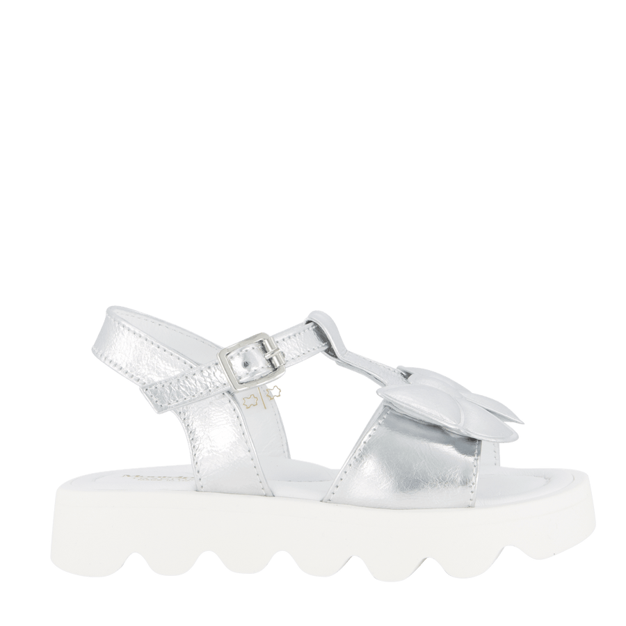 Andrea Montelpare Girls Sandals Silver