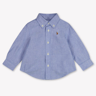 Ralph Lauren Baby Jongens Blouse In Licht Blauw