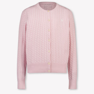 Ralph Lauren Kinder Meisjes Vest In Licht Roze