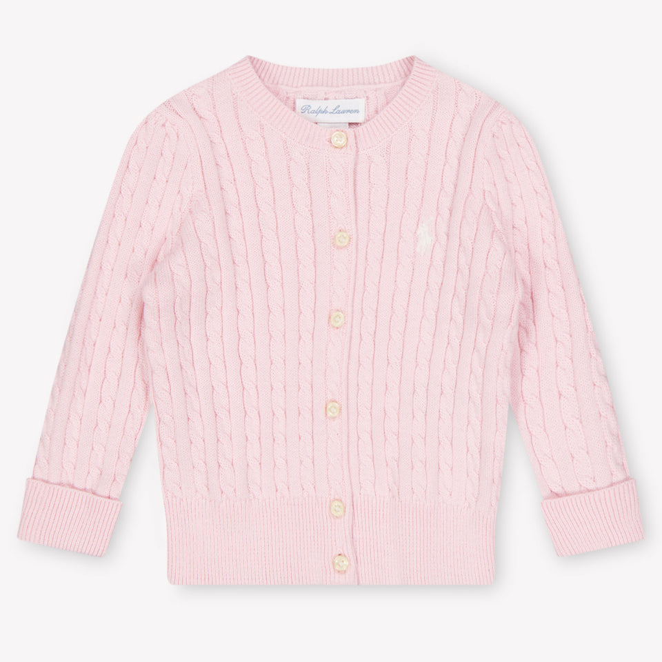 Ralph Lauren Baby Meisjes Vest In Licht Roze