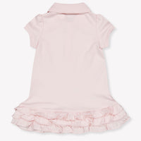 Ralph Lauren Baby Meisjes Jurk In Licht Roze