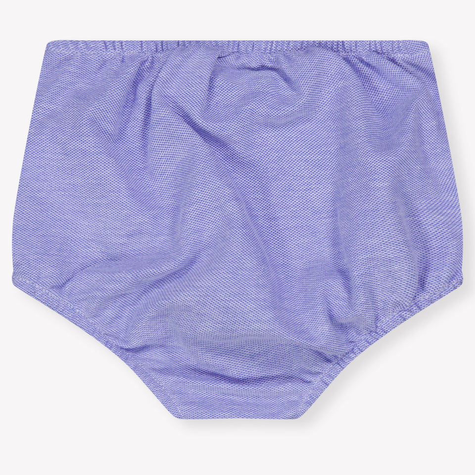 Ralph Lauren Baby Meisjes Jurk In Licht Blauw