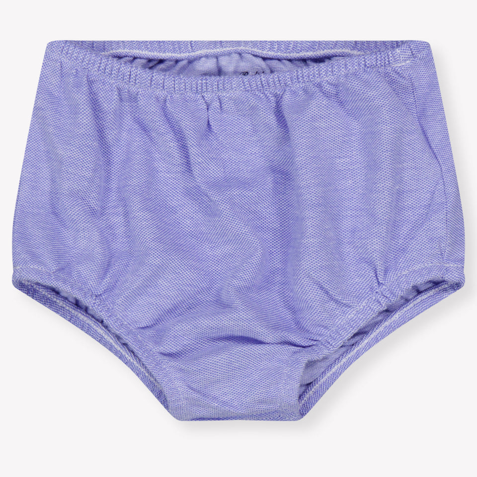 Ralph Lauren Baby Meisjes Jurk In Licht Blauw