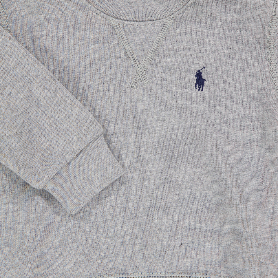Ralph Lauren Baby Jongens Trui In Grijs