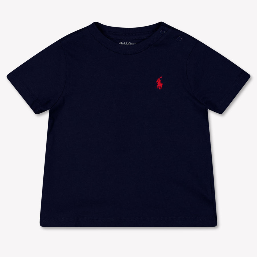 Ralph Lauren Baby Jongens T-Shirt In Navy