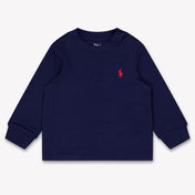 Ralph Lauren Baby Jongens T-Shirt In Navy