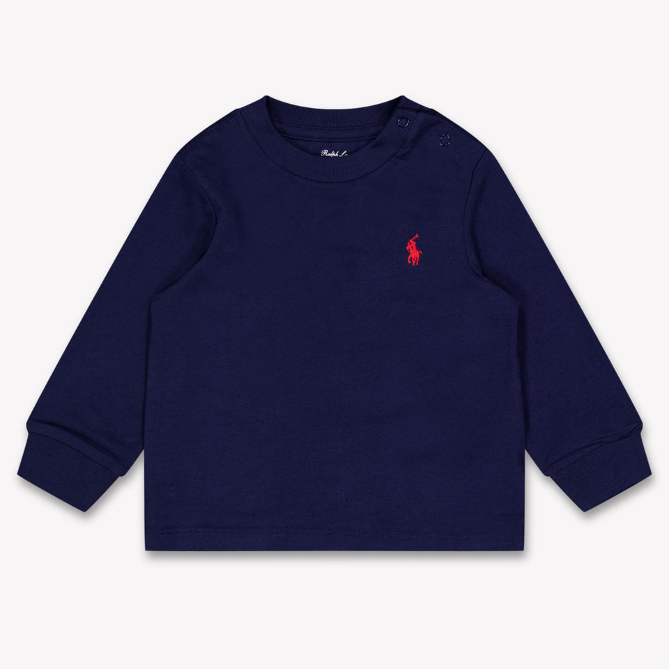 Ralph Lauren Baby Jongens T-Shirt In Navy