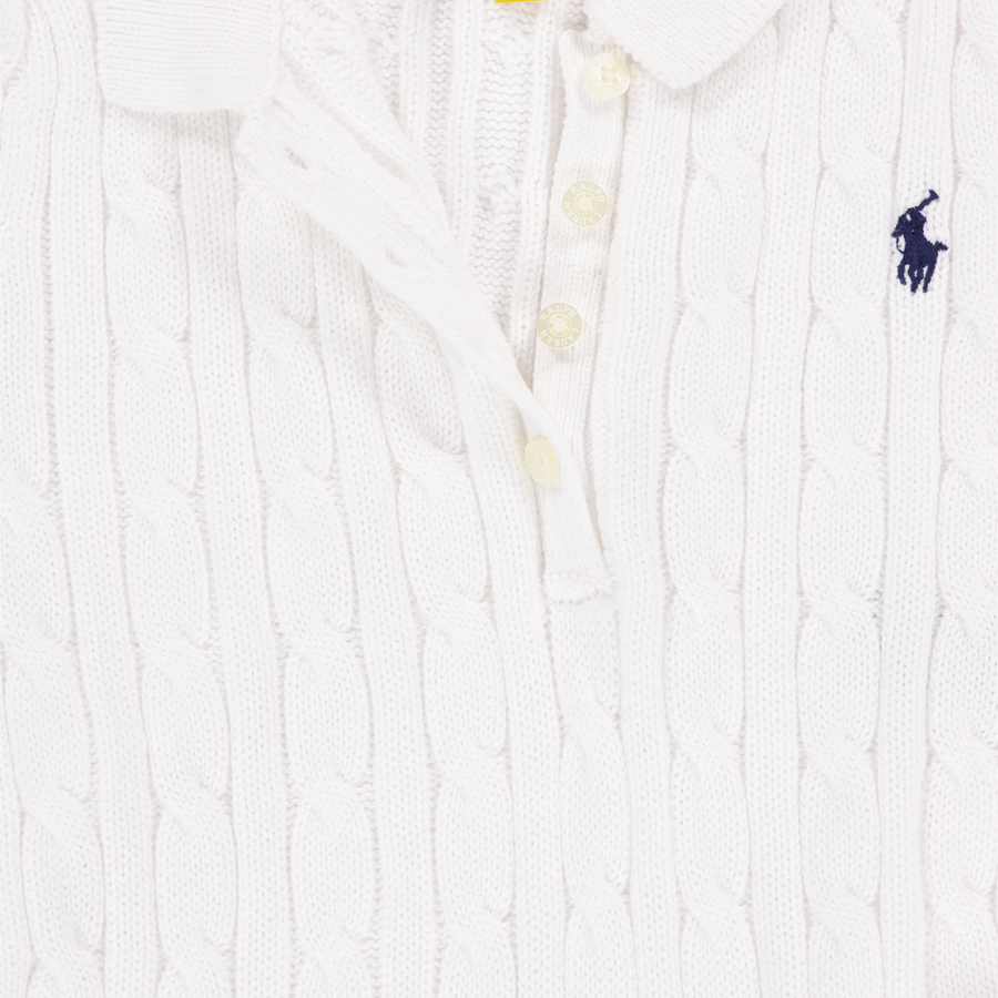 Ralph Lauren Kinder Meisjes Jurk In Wit