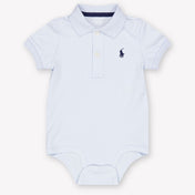 Ralph Lauren Baby Jongens Rompertje In Licht Blauw