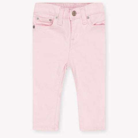 Ralph Lauren Baby Meisjes Jeans In Licht Roze