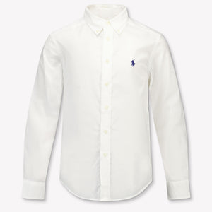 Ralph Lauren Kinder Jongens Blouse In Wit