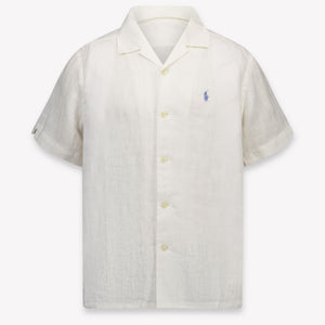 Ralph Lauren Kinder Jongens Blouse In Wit