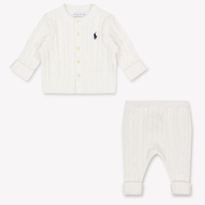 Ralph Lauren Baby Unisex Setje In Wit