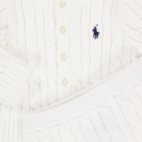 Ralph Lauren Baby Unisex Setje In Wit