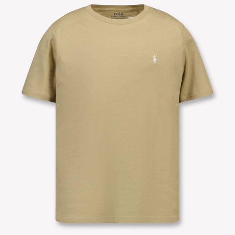 Ralph Lauren Kinder Jongens T-Shirt In Beige