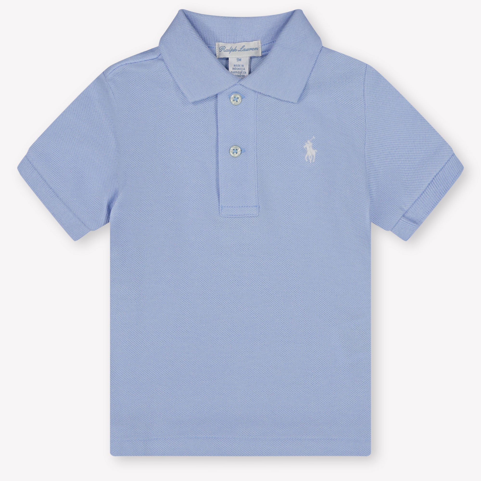 Ralph Lauren Baby Jongens Polo In Licht Blauw