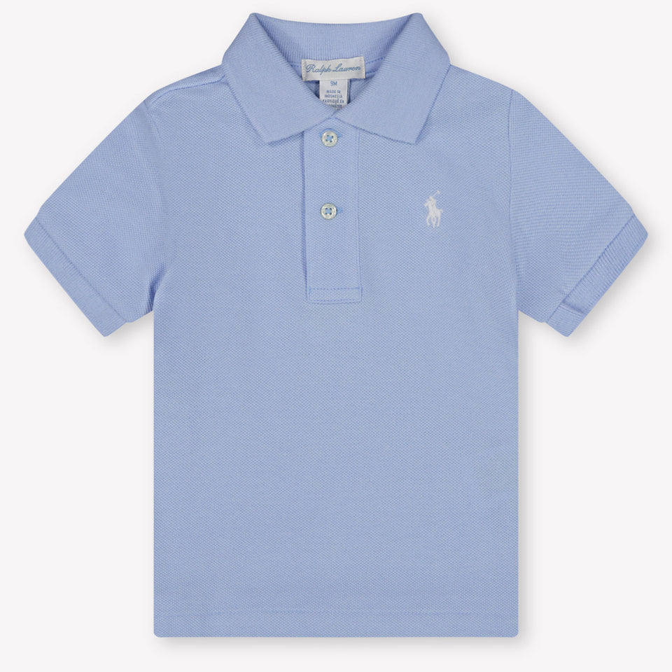 Ralph Lauren Baby Jongens Polo In Licht Blauw