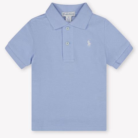 Ralph Lauren Baby Jongens Polo In Licht Blauw