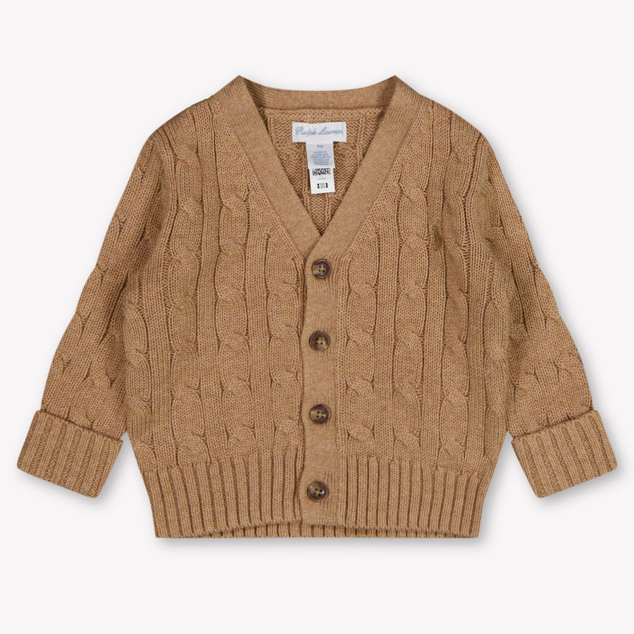 Ralph Lauren Baby Jongens Vest In Camel