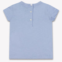 Ralph Lauren Baby Meisjes T-Shirt In Licht Blauw