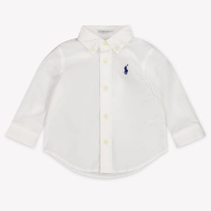 Ralph Lauren Baby Jongens Blouse In Wit