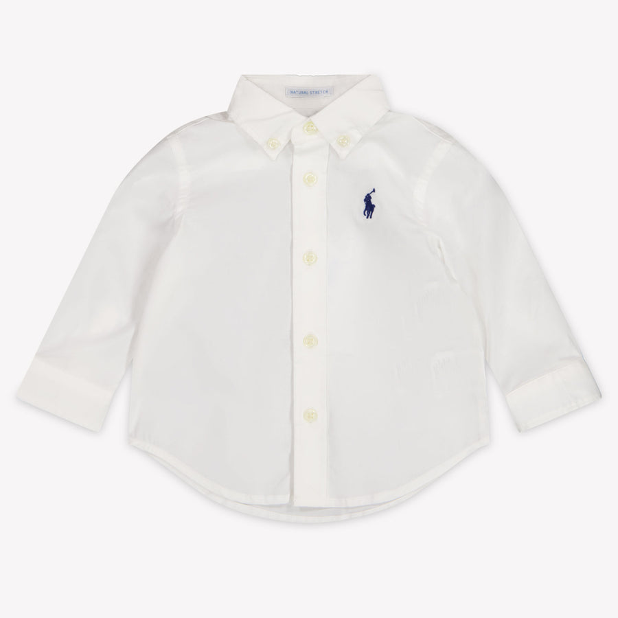 Ralph Lauren Baby Jongens Blouse In Wit