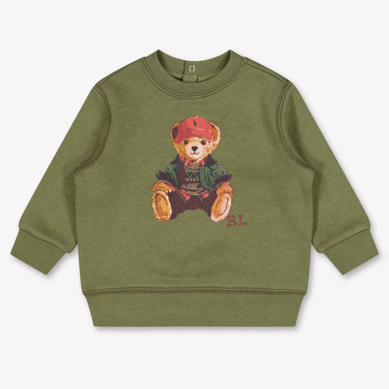 Ralph Lauren Baby Jongens Trui In Olijf Groen