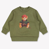 Ralph Lauren Baby Jongens Trui In Olijf Groen
