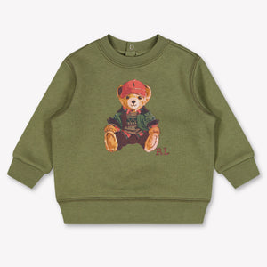 Ralph Lauren Baby Jongens Trui In Olijf Groen