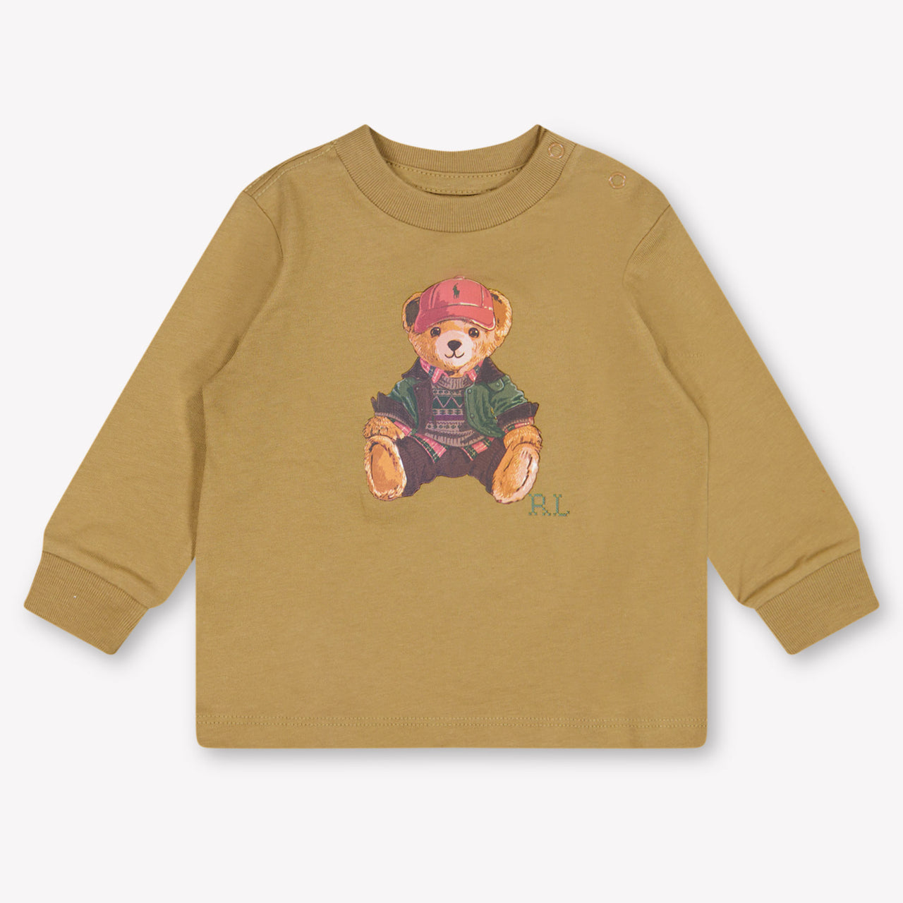 Ralph Lauren Baby Jongens T-Shirt In Camel