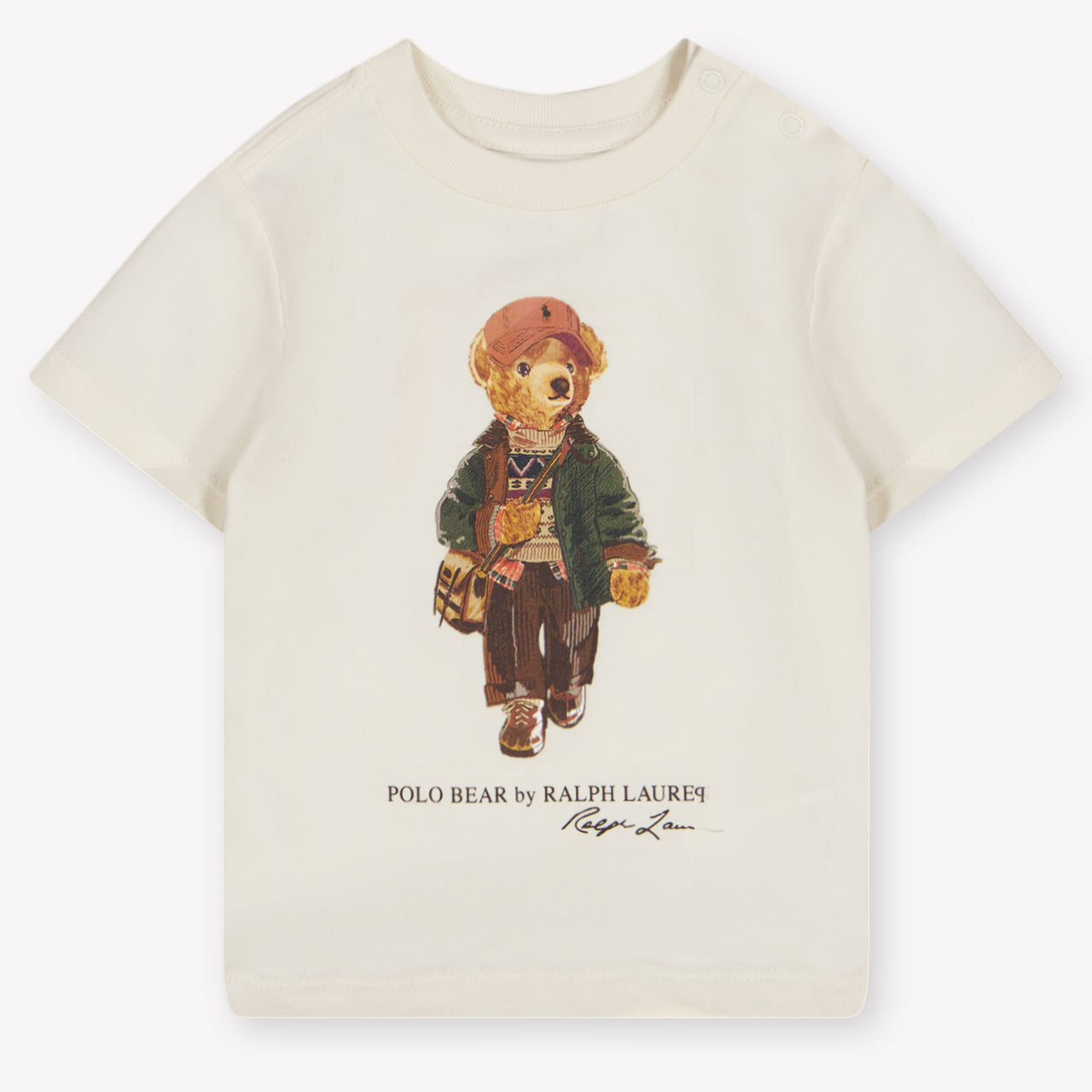 Ralph Lauren Baby Jongens T-Shirt in Creme